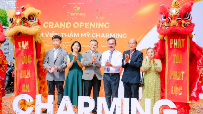 Thẩm mỹ Charming chính thức vận hành theo mô hình bệnh viện chuyên khoa thẩm mỹ được Bộ Y tế cấp phép
