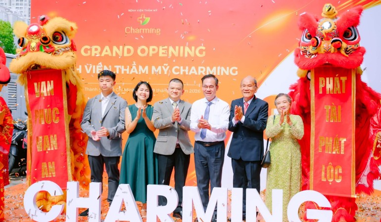 Thẩm mỹ Charming chính thức vận hành theo mô hình bệnh viện chuyên khoa thẩm mỹ được Bộ Y tế cấp phép
