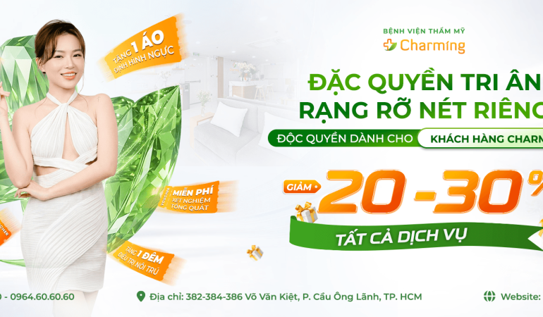 ĐẠI TIỆC TRI ÂN – RẠNG RỠ NÉT RIÊNG – LÀM ĐẸP KHÔNG LO CHI PHÍ