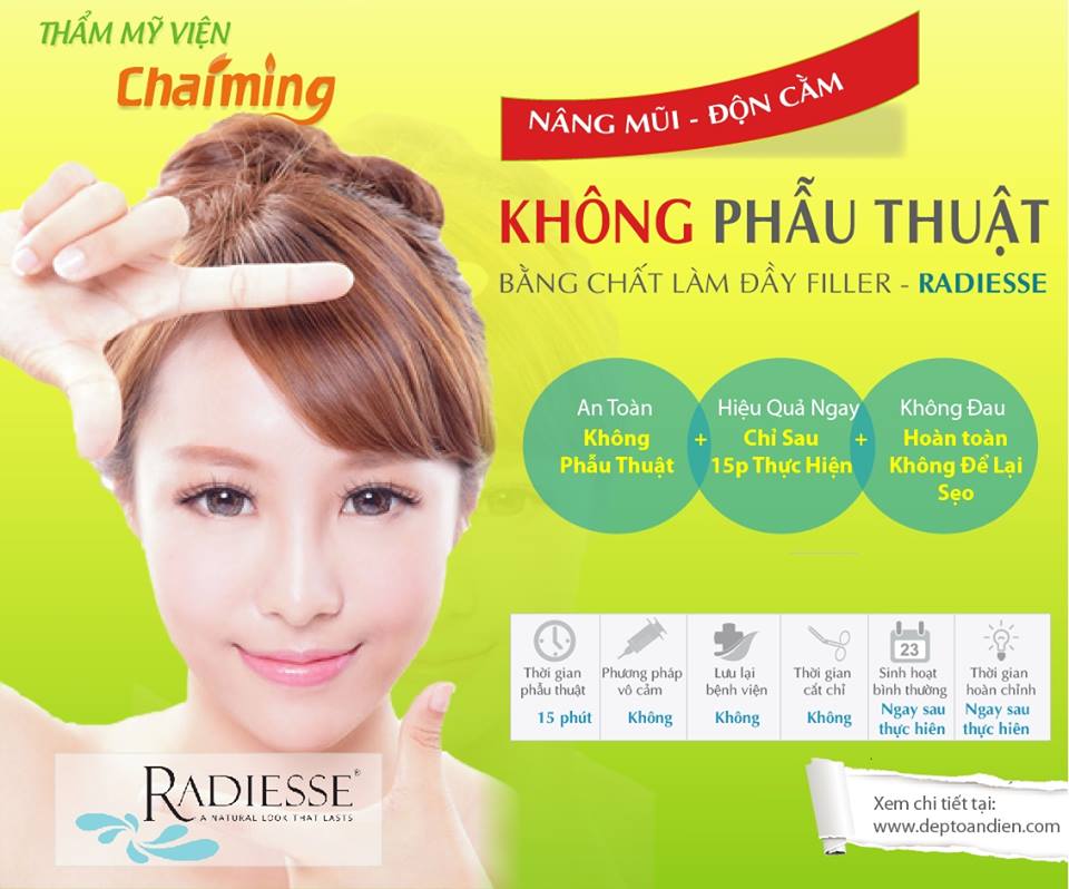 nâng mũi bằng filler