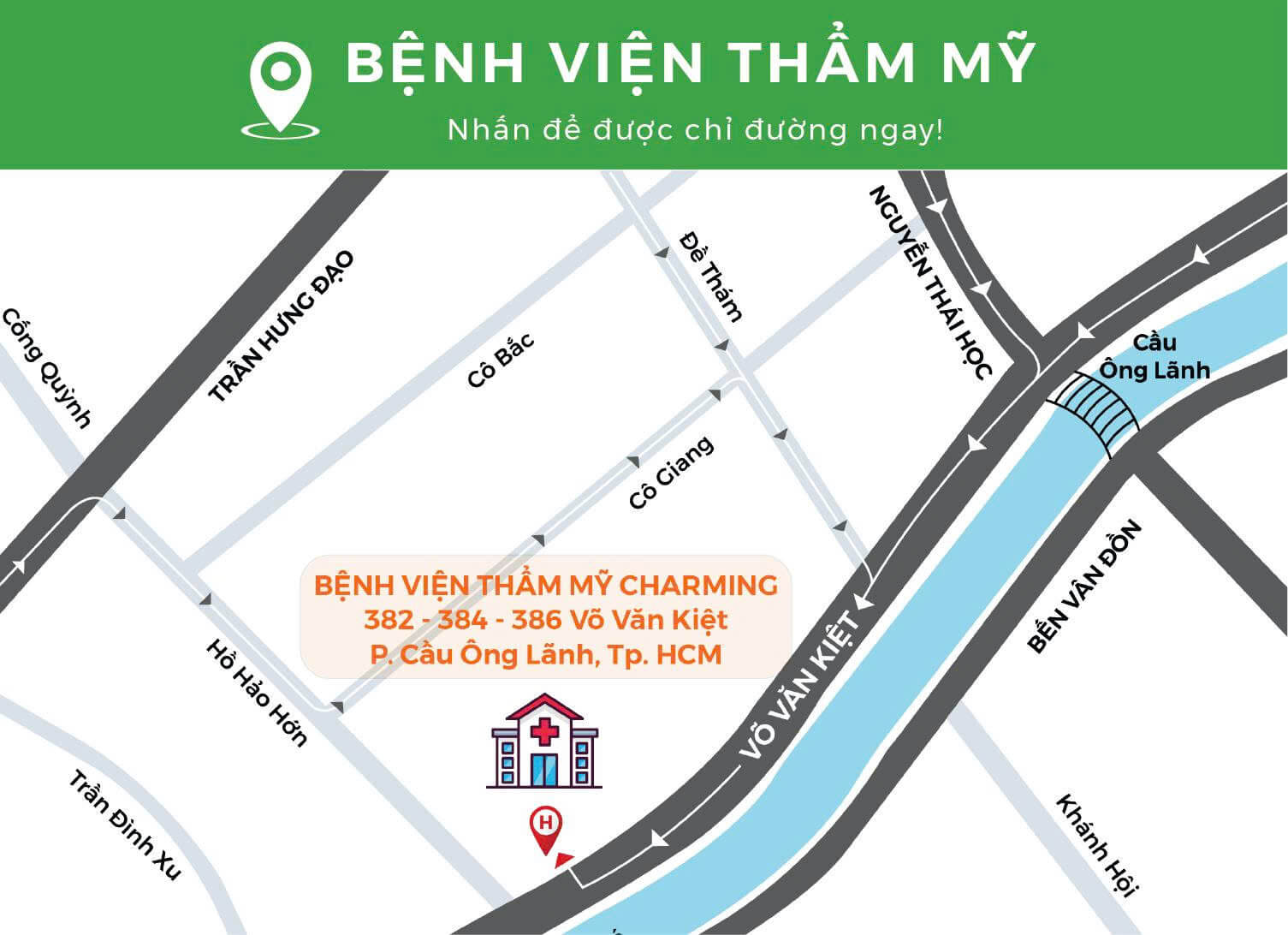 BenhVienCharming_382_384_386_VoVanKiet_CauOngLanh_HoChiMinh