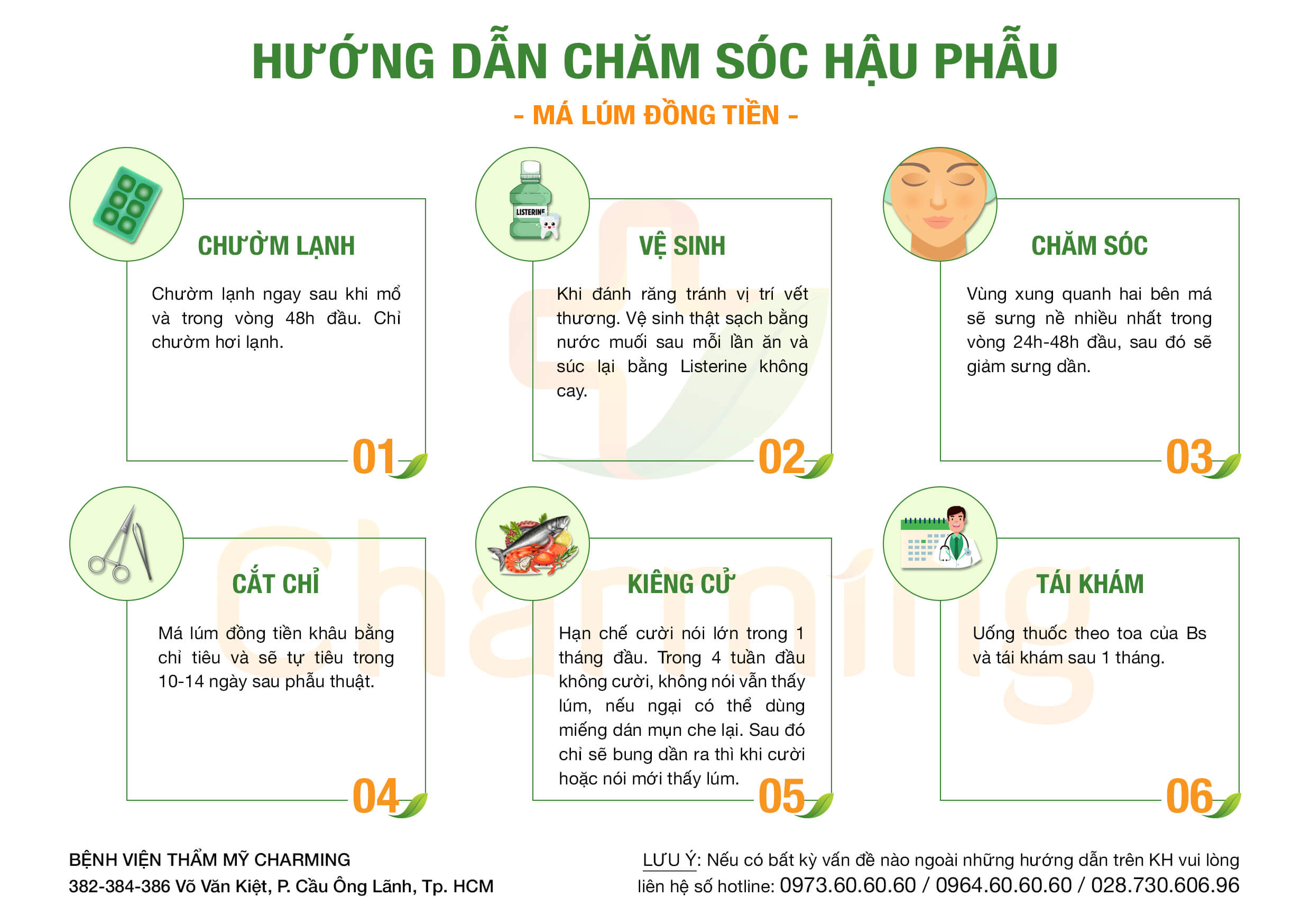 Hậu phẫu má lúm đồng tiền