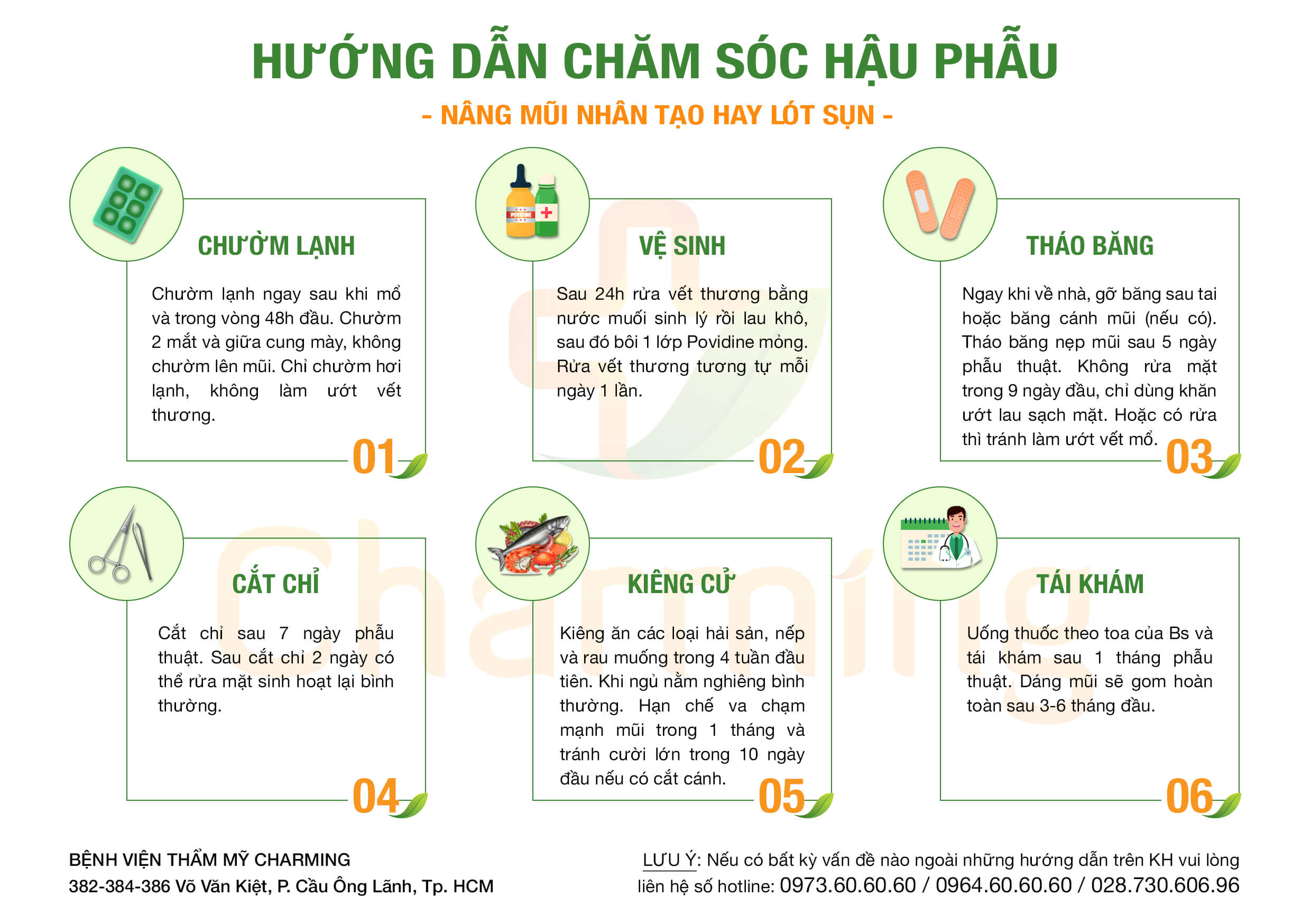 Hậu phẫu mũi lót sụn - mũi nhân tạo